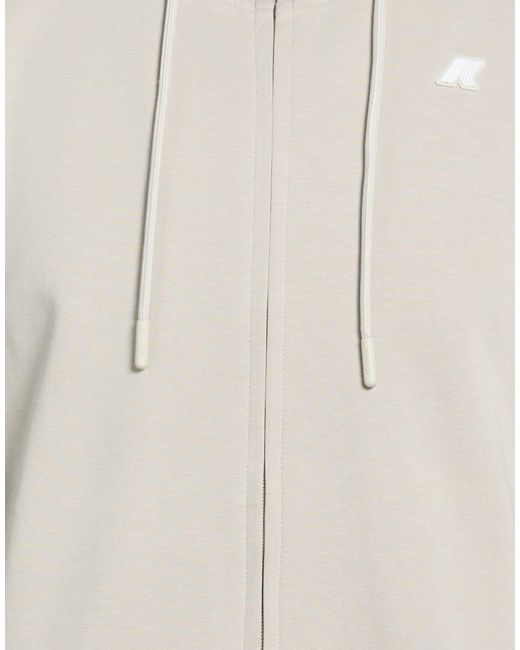 K-Way Gray Sweatshirt Cotton, Polyester, Elastane for men