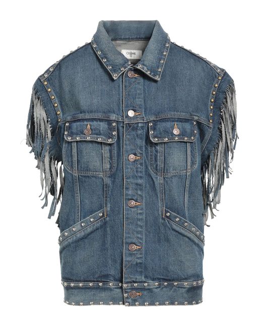 Céline Blue Denim Outerwear
