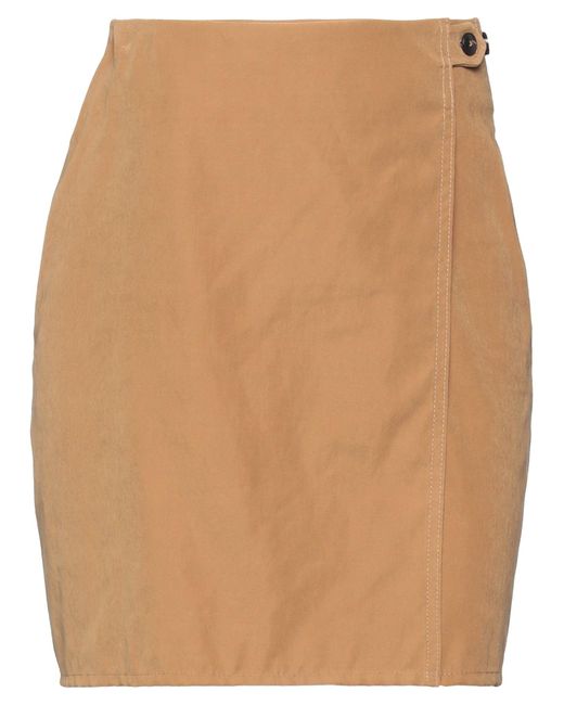 Berwich Natural Mini Skirt