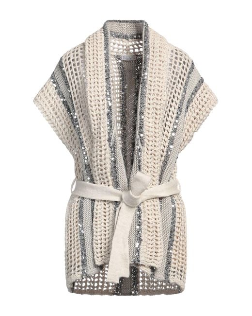 Cardigan di Brunello Cucinelli in White