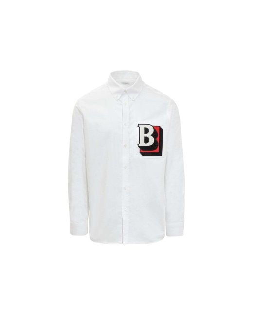 Burberry Hemd in White für Herren