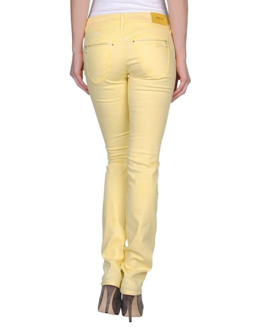 Pantalon en jean Replay en coloris Yellow