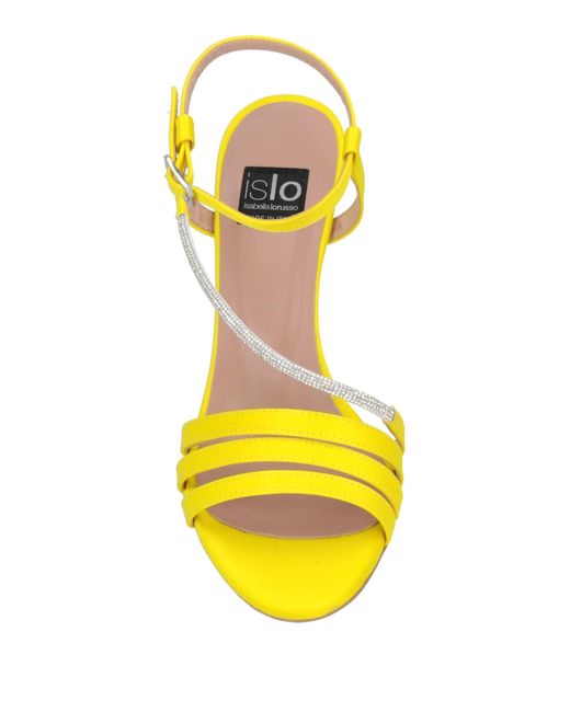 Islo Isabella Lorusso Yellow Sandals Textile Fibers