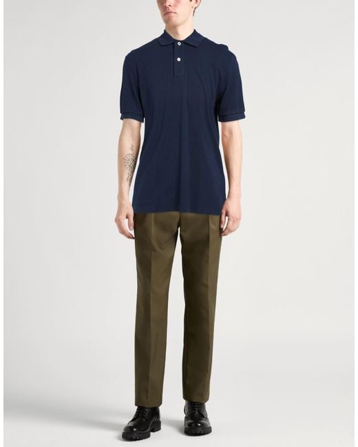 Eleventy Blue Polo Shirt for men