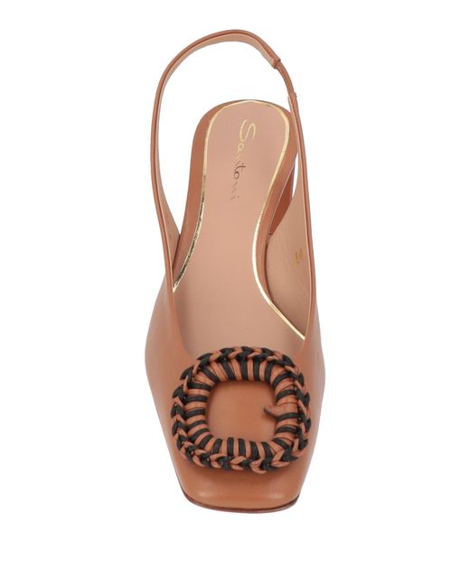Santoni Brown Pumps