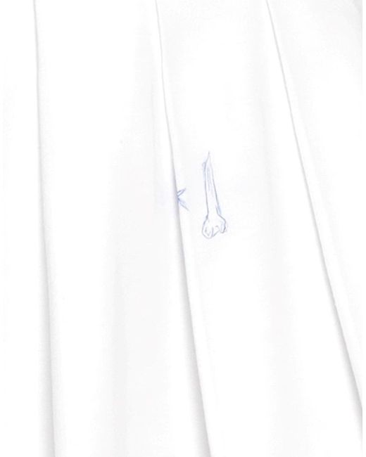Mini-jupe Vetements en coloris White