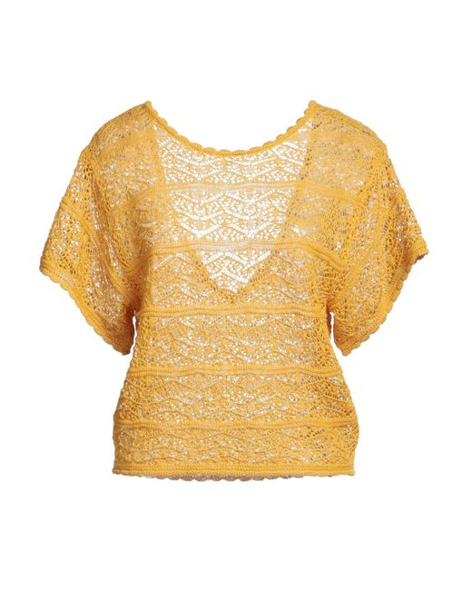 Suoli Yellow Sweater Linen, Polyester