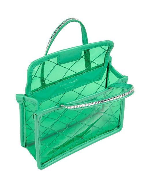 AMINA MUADDI Green Handbag Pvc