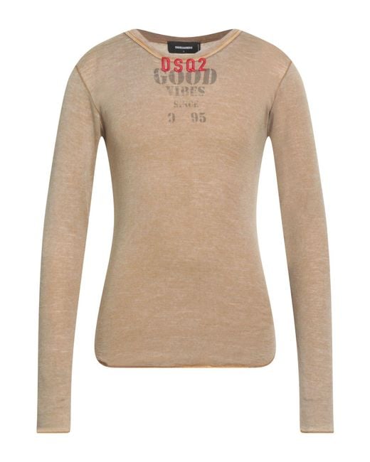 DSquared² Natural T-Shirt for men