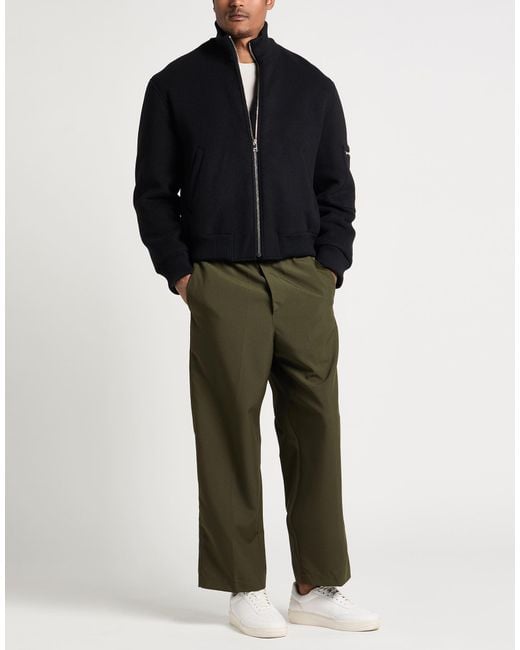 MSGM Black Jacket Virgin Wool, Polyamide for men