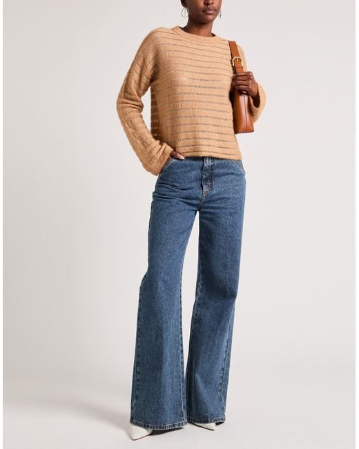 Fabiana Filippi Natural Sweater Alpaca Wool, Cotton