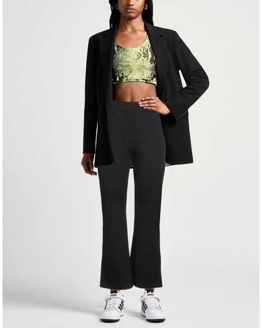 4giveness Black Pants Viscose, Polyamide, Elastane
