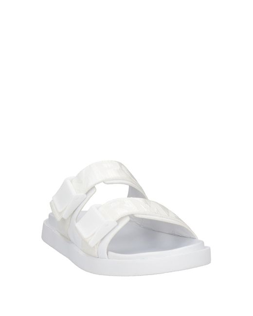 Emporio Armani White Sandals for men