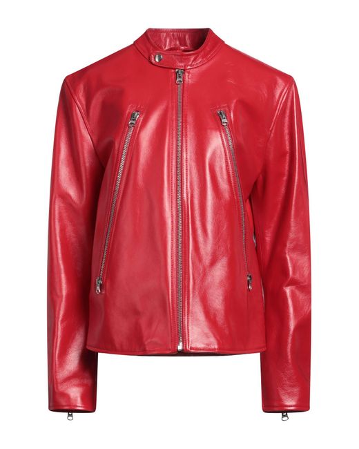 Veste et Blouson MM6 by Maison Martin Margiela en coloris Red