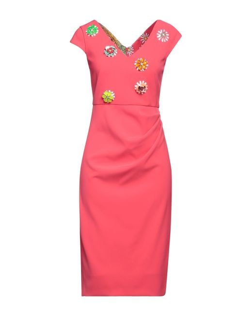 Boutique Moschino Pink Midi Dress