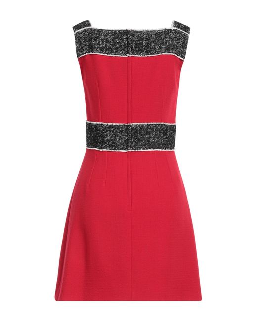 Dolce & Gabbana Red Mini Dress
