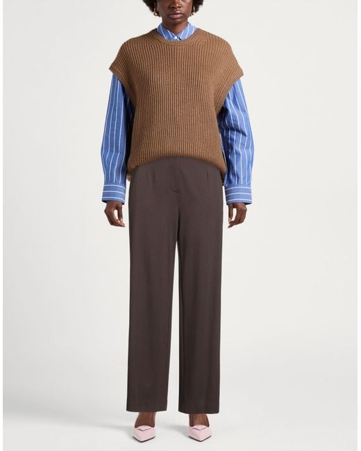 Harris Wharf London Brown Pants