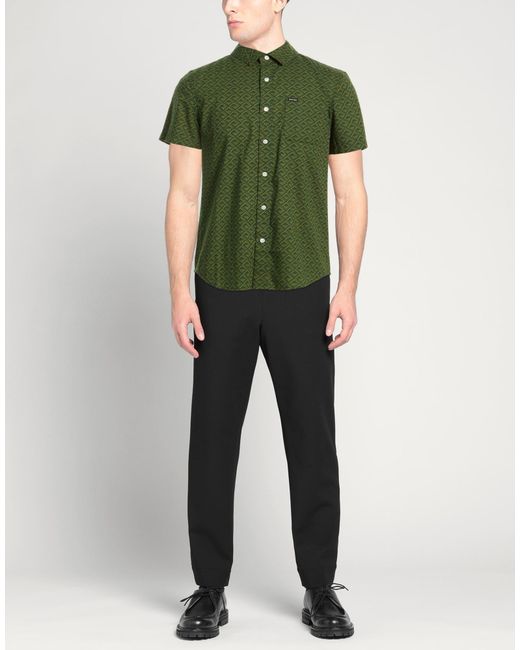 Brixton Green Shirt Cotton, Polyester, Elastane for men