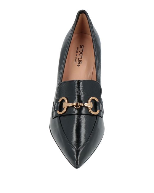 Status Black Pumps Leather