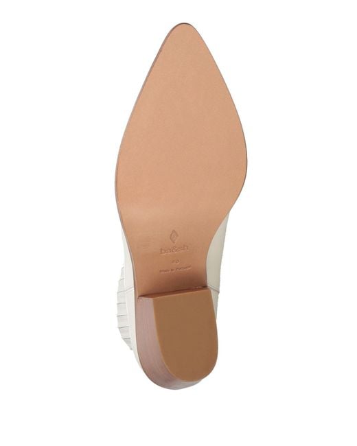 Ba&sh White Ankle Boots
