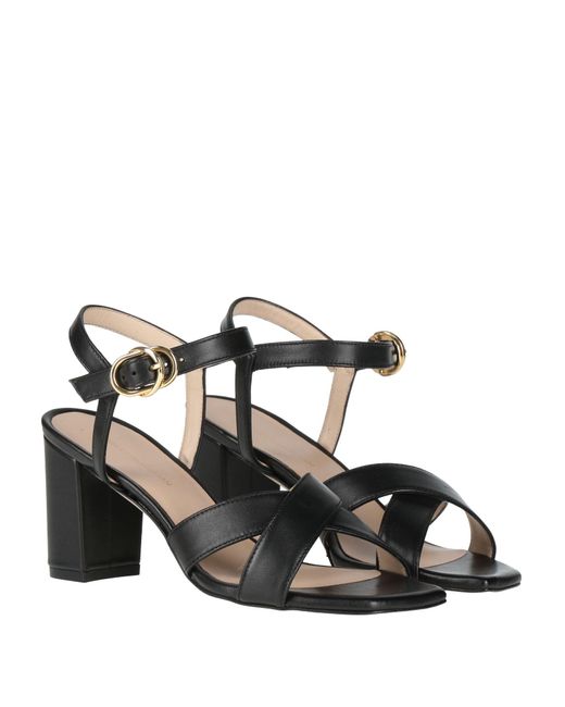 Stuart Weitzman Metallic Sandals Leather