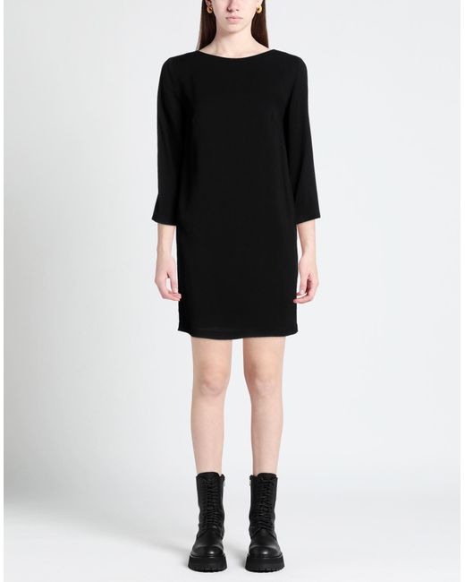 L'Autre Chose Black Mini Dress