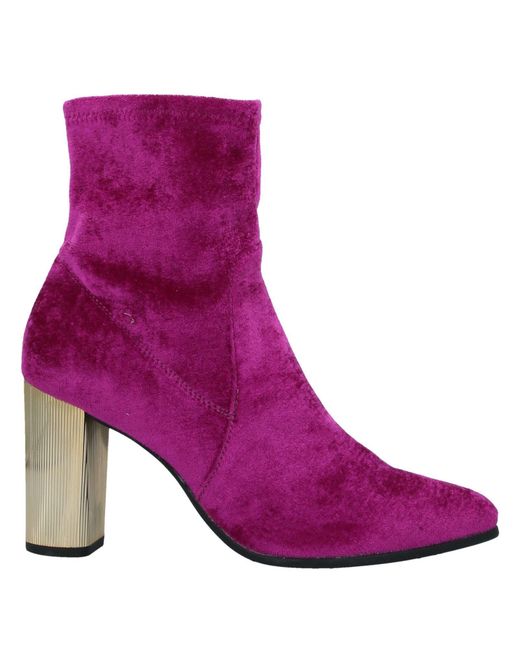 Geox Purple Ankle Boots