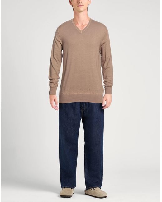 Lardini Brown Sweater Wool for men
