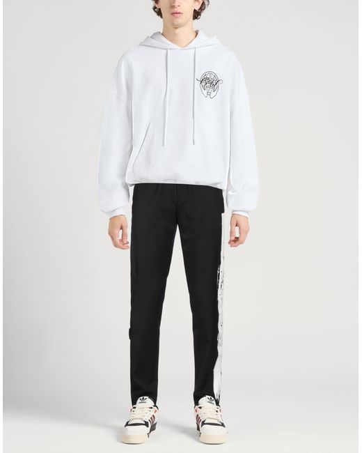 MSGM Black Pants Virgin Wool, Elastane for men