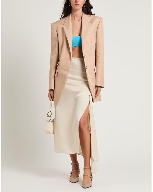 Sportmax Natural Sand Blazer Polyester