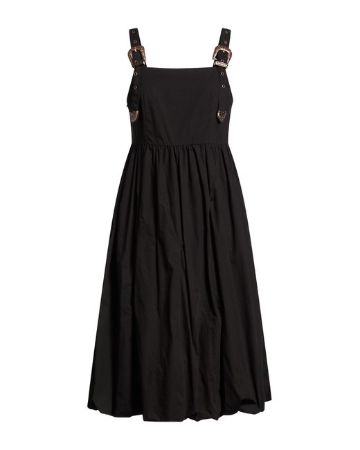 No Secrets Black Midi Dresses