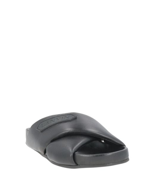 Lanvin Gray Sandals Calfskin