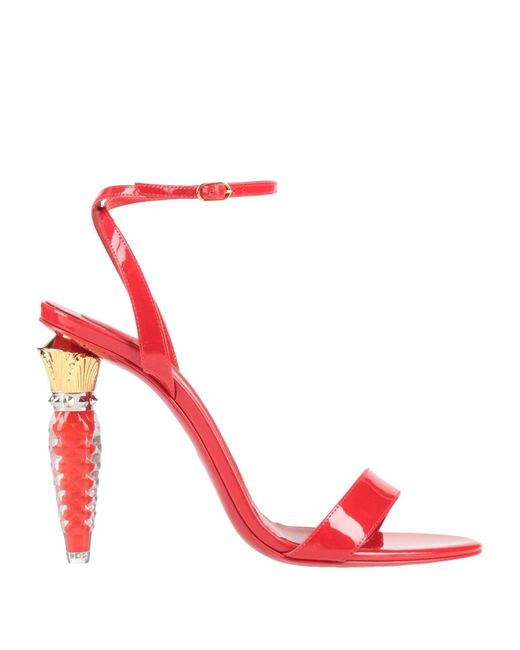Christian Louboutin Red Sandals Calfskin