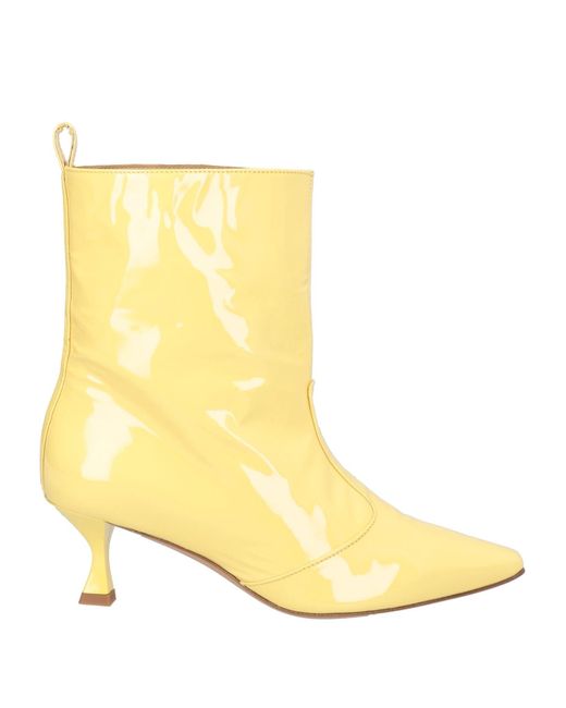 Wo Milano Yellow Ankle Boots