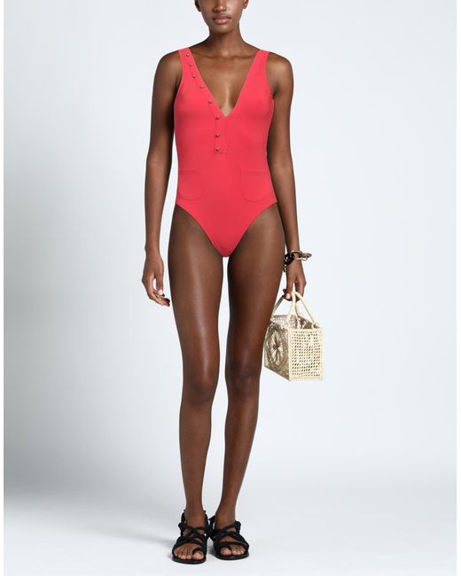 Moeva Onepiece Swimsuit in Red Lyst