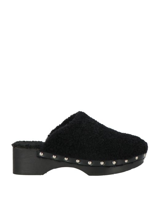 ZEUS + DIONE x ANCIENT GREEK SANDALS Black Mules & Clogs
