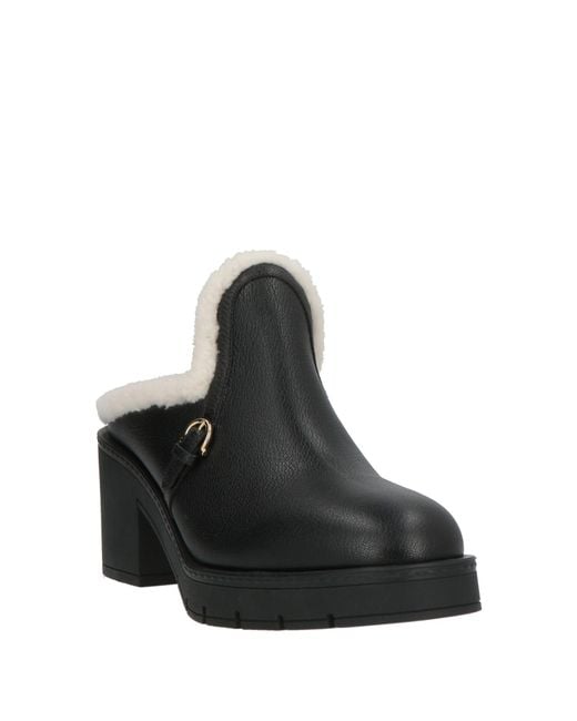 Ferragamo Black Mules & Clogs