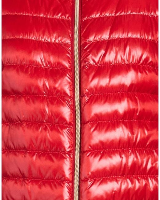 Herno Red Puffer Polyamide, Polyester