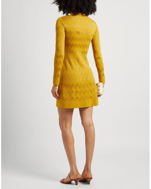 Missoni Yellow Mini-Kleid