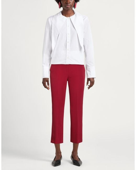 Kaos Red Pants Polyester, Elastane