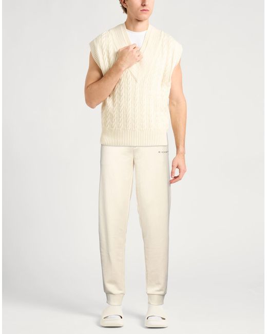 Richmond X Natural Ivory Pants Cotton, Polyester for men