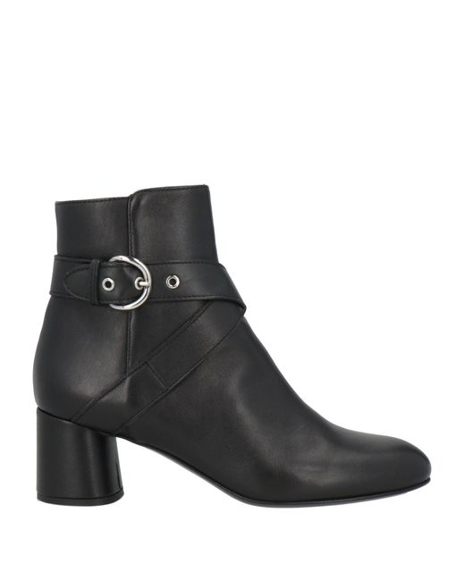 Agl Attilio Giusti Leombruni Black Ankle Boots Leather