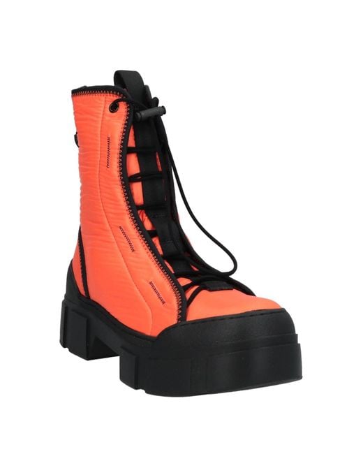 Vic Matié Orange Ankle Boots