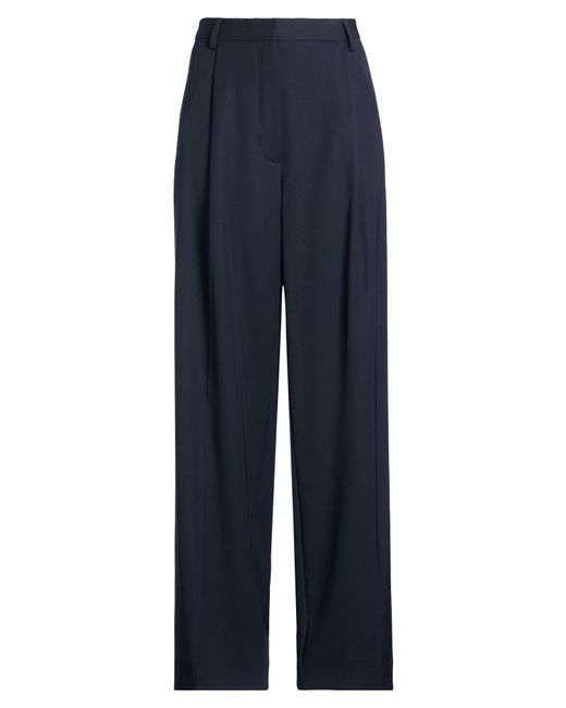 Dries Van Noten Blue Pants Wool