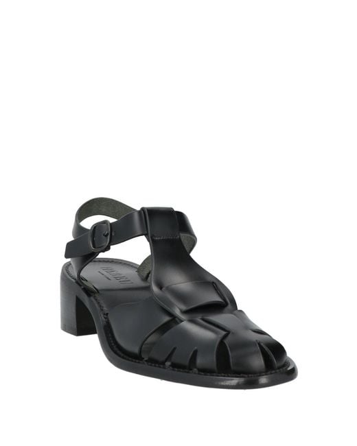 Hereu Black Sandals Leather