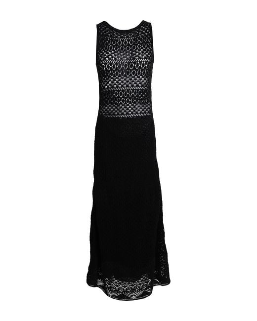 MAX&Co. Black Mach Maxi Dress Cotton