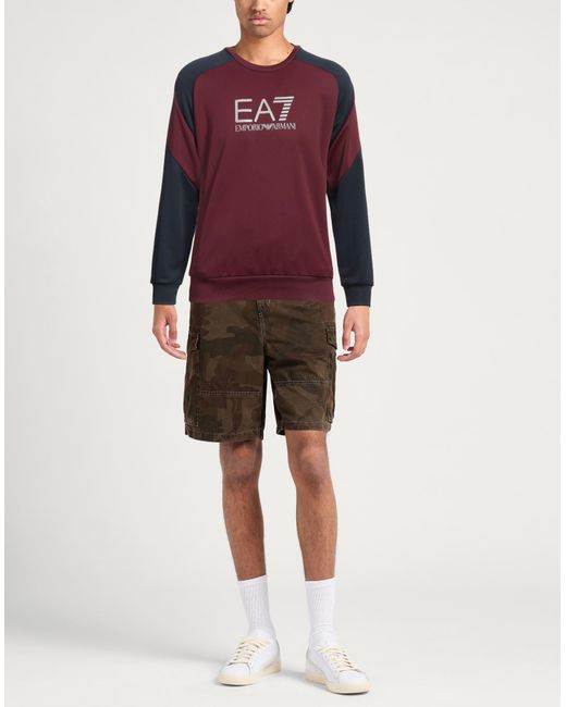 EA7 Red Sweatshirt for men