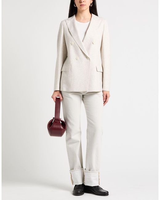 Eleventy White Blazer