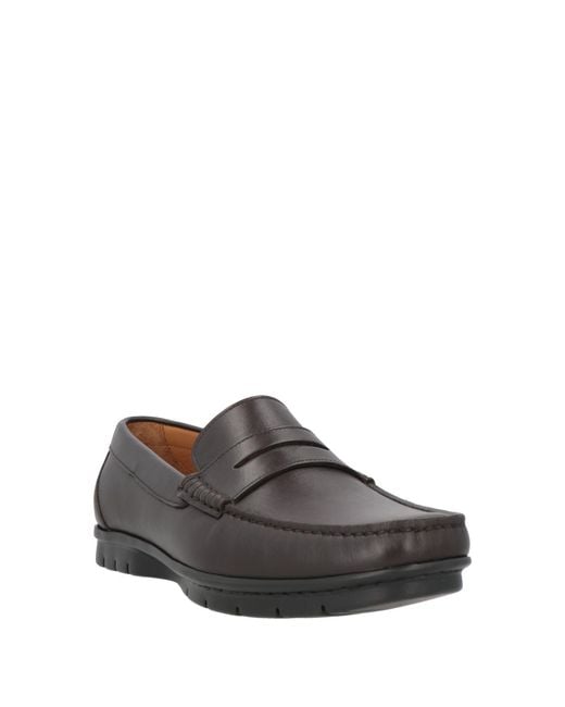 Testoni Gray Dark Loafers Leather for men