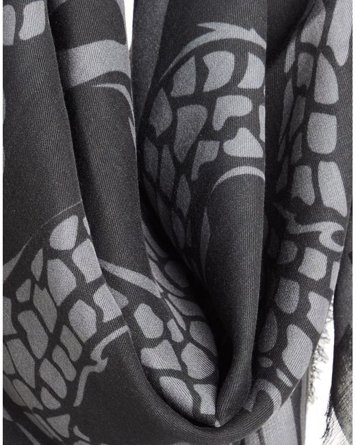 Givenchy Black Scarf Modal, Cashmere for men